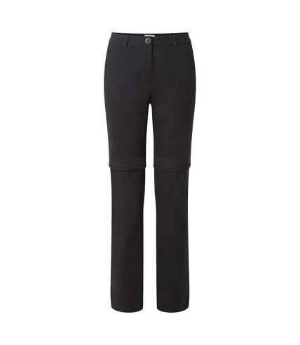 Craghoppers Womens/Ladies Kiwi Pro II Convertible Trousers (Black) - UTCG1065