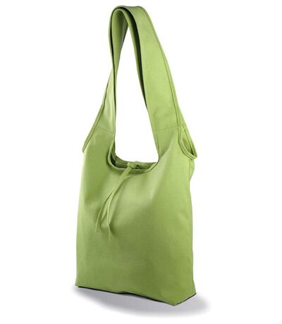 Sac shopping en coton Canvas - KI0212 - vert lime