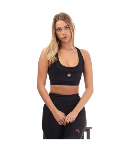 Womens/ladies Series-3 Elite Bra Black Skins