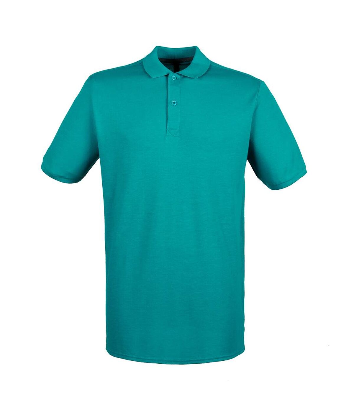 Henbury Mens Modern Fit Cotton Pique Polo Shirt (Bright Jade) - UTPC2590