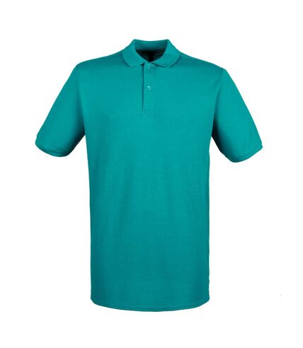 Henbury Mens Modern Fit Cotton Pique Polo Shirt (Bottle) - UTPC2590