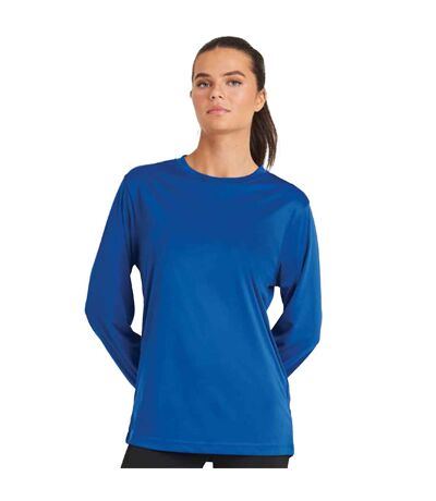Mens Long-sleeved Active T-shirt Royal Blue AWDis Cool