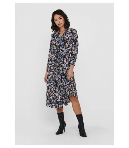 Robe longue imprimé fleuri