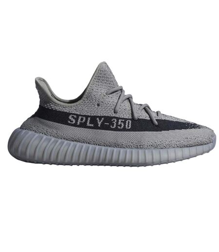 Baskets Boost V2 Homme Gris Noir Yeezy