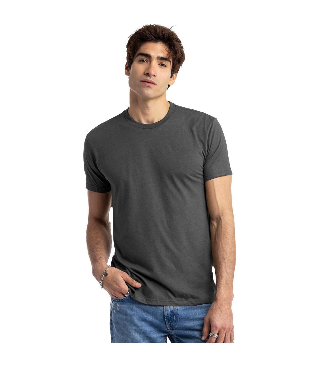 T-shirt Adulte Anthracite Chiné Next Level Apparel-1