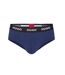 Pack Of 3  Mens Flat Locked Seams Briefs  Navy Hugo-2