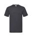 T-shirt valueweight homme gris foncé Fruit of the Loom