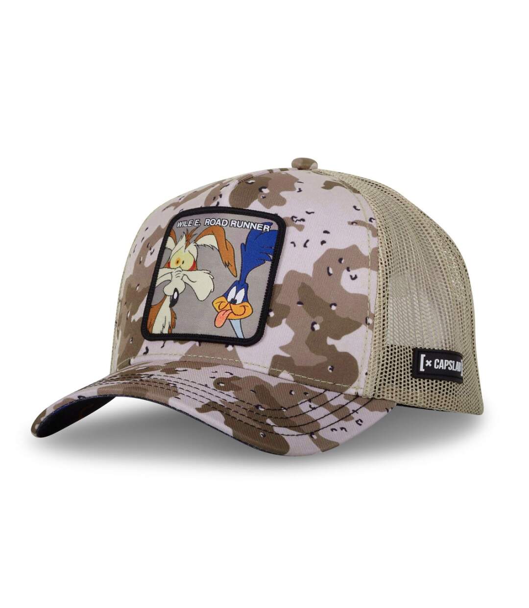 Casquette homme trucker camouflage Looney Tunes Bip Bip Coyote Capslab-1