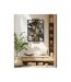 Décoration Murale Encadrée Lotus 90cm Noir & Naturel-5