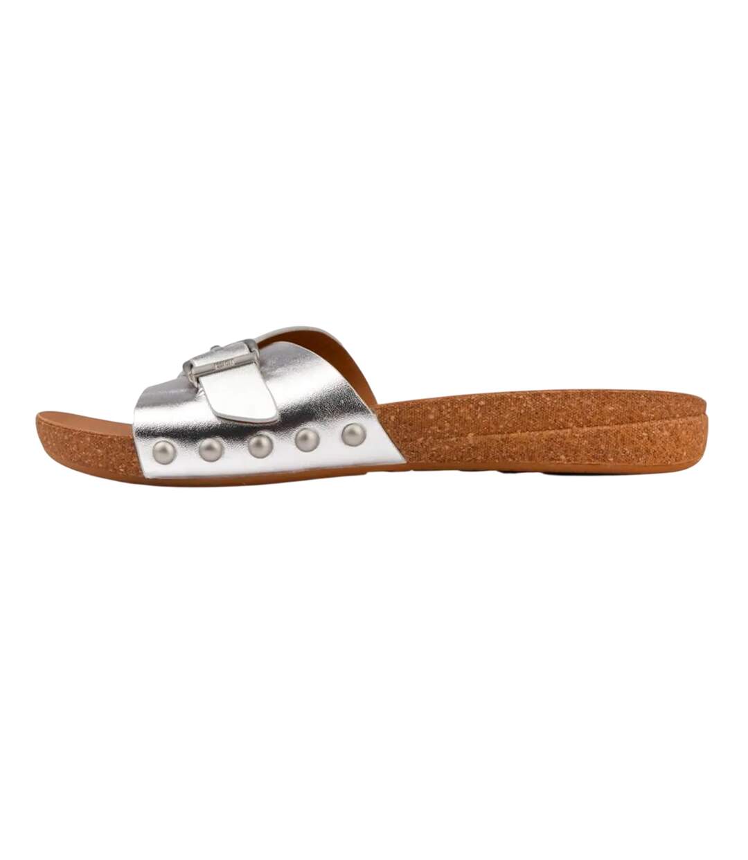 Sandales Motif/style Métallisé Iqushion Femme Argenté FitFlop-2