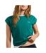 T-Shirt vert femme pepe jeans  blooma-1