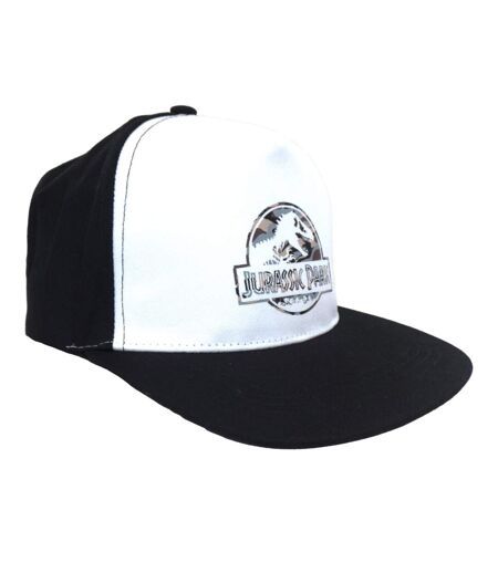 Casquette Ajustable Motif/style Logo Camouflage Blanc Noir Jurassic Park