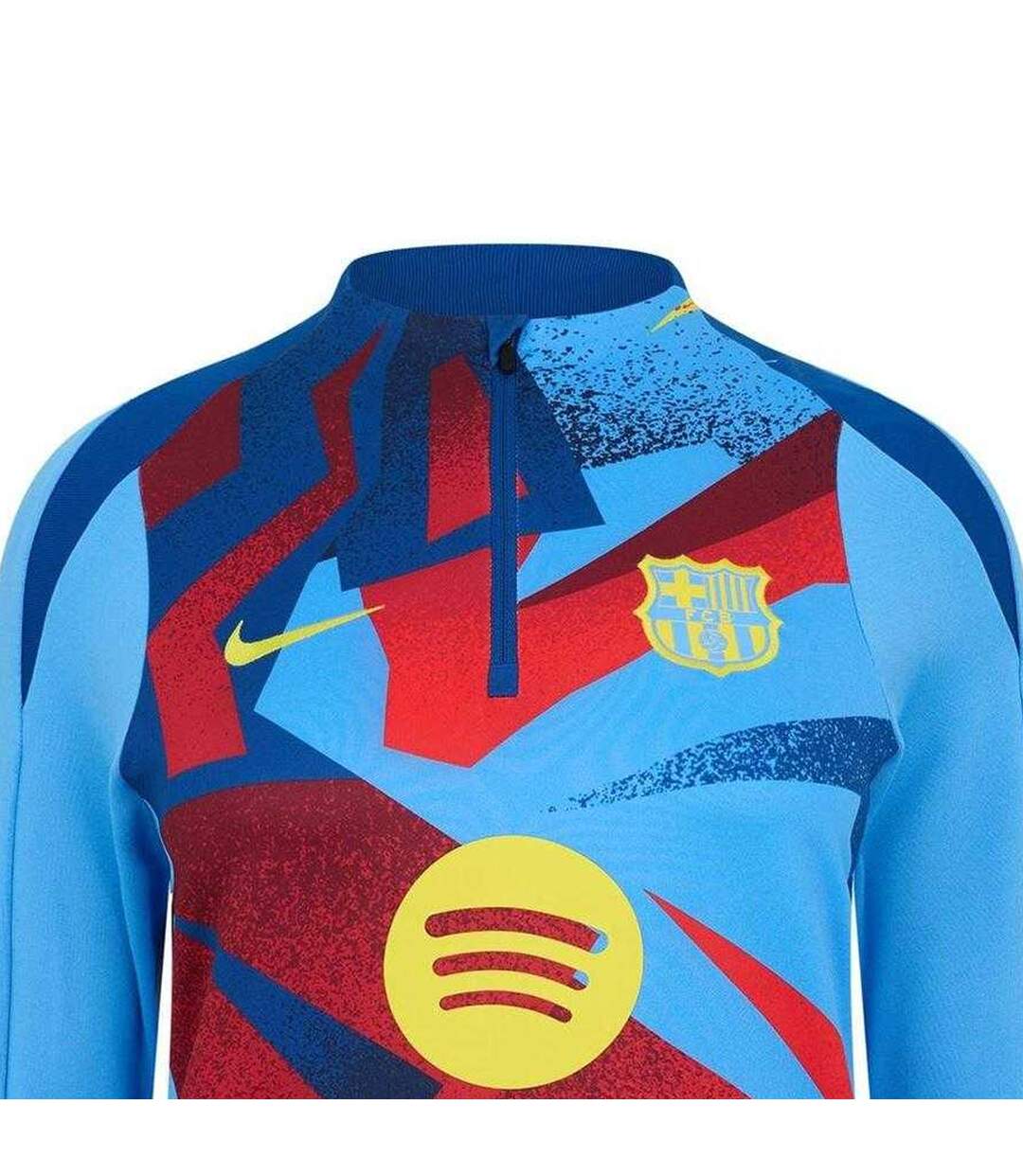 Haut D´entraînement Motif/style Fc Barcelone Homme Bleu Jaune Nike-3