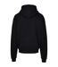 Mens Welcome Cat Ultra Heavy Oversized Hoodie Noir Mister Tee-2