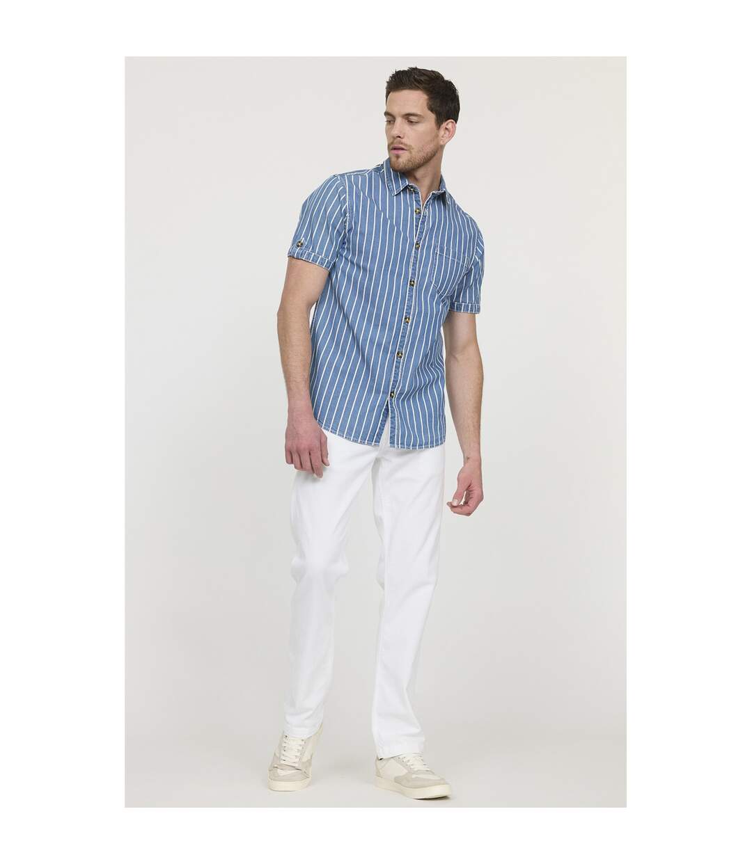 Chemise manches courtes coton regular DOULY-4