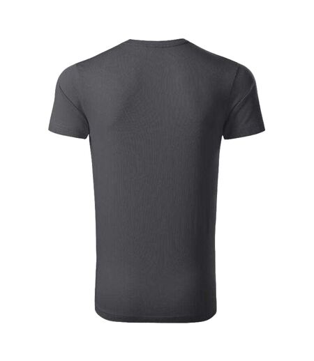 T-shirt Motif/style Uni Exclusive Homme Gris Foncé Malfini