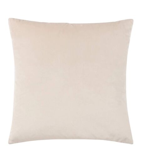 Paoletti Henley Jacquard Velvet Throw Pillow Cover (Warm Taupe) (50cm x 50cm)
