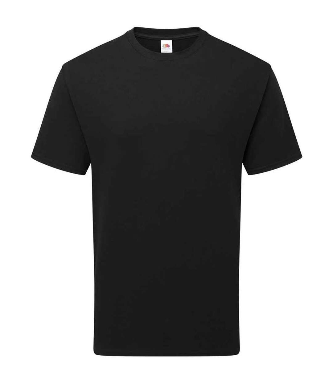 T-shirt unisexe en coton pour adultes noir Fruit of the Loom-1