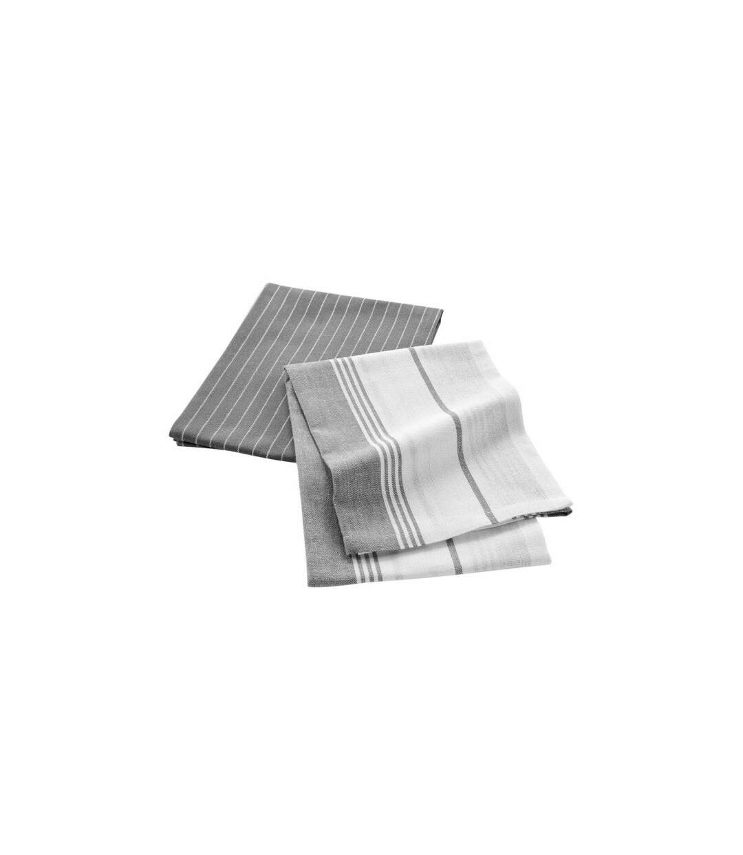 Lot de 2 Torchons Grand Chef 50x70cm Gris-1