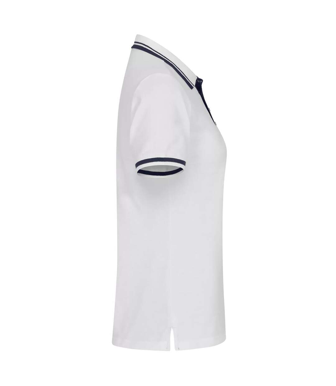 Womens/ladies Astoria Polo Shirt White Clique-4