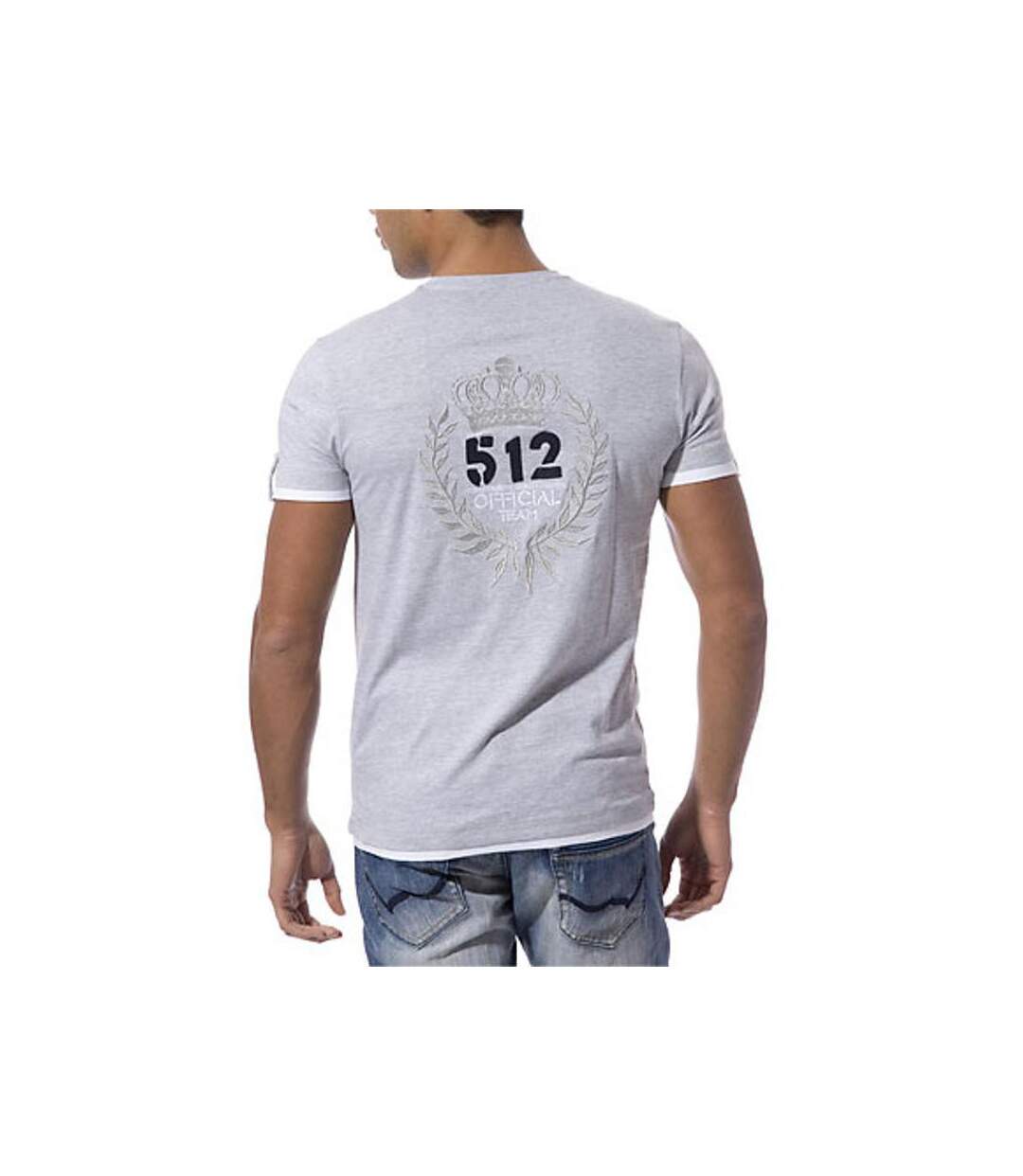 T-Shirt RG512 S53163 Gris Chiné-4