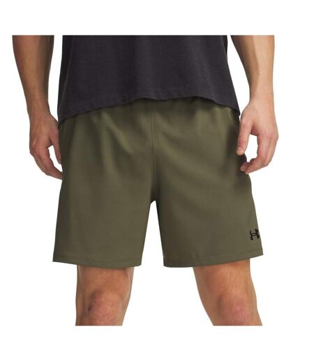 Short de running kaki/noir homme under armour vanish woven 1373718