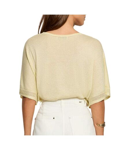 Pull jaune femme morgan mchris
