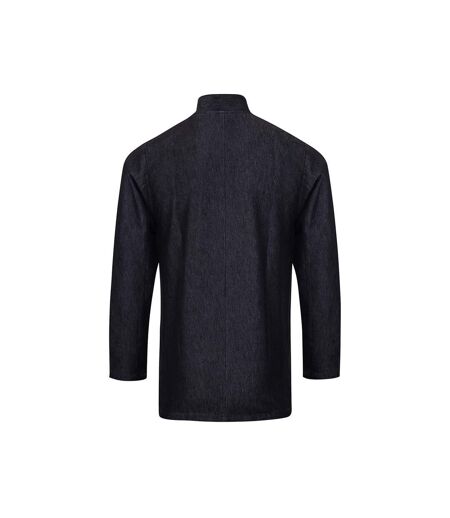 Premier Veste de chef à manches longues unisexe pour adultes (Denim noir) - UTPC6470