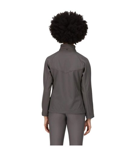 Regatta Ladies Uproar Softshell Wind Resistant Jacket (Seal Grey) - UTRG1491