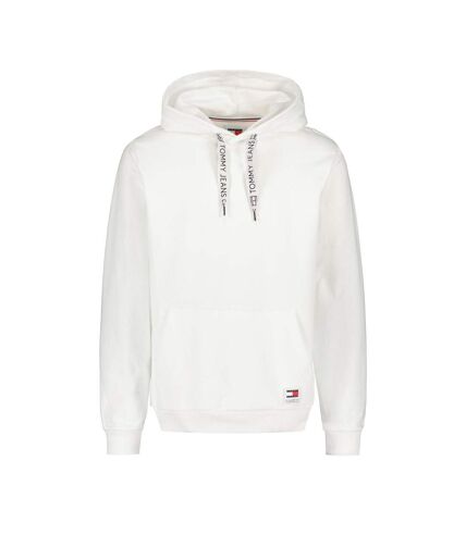 Sweat à Capuche Blanc Homme Tommy Hilfiger Taping - XS