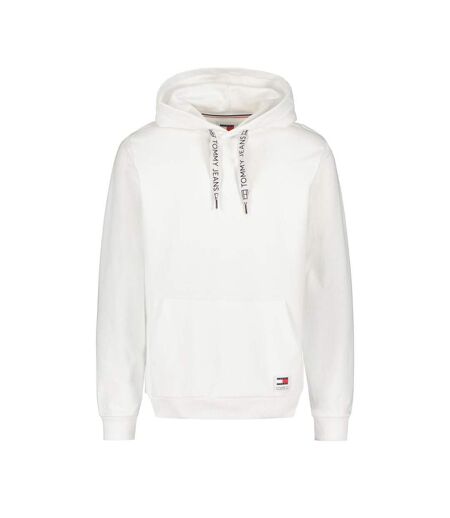 Sweat à Capuche Blanc Homme Tommy Hilfiger Taping - XS