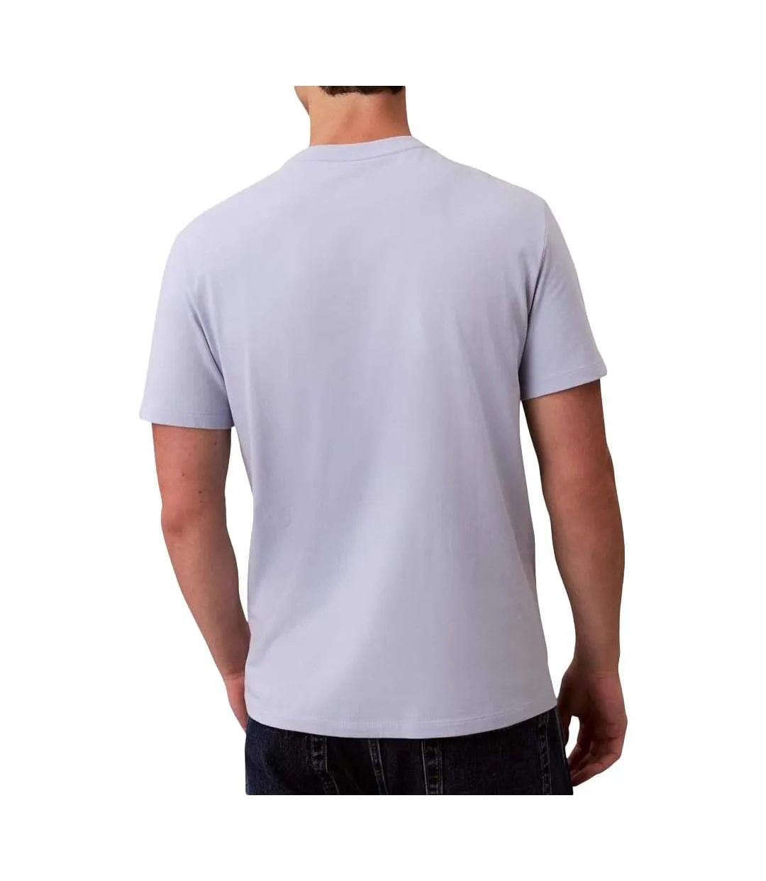 T-Shirt mauve homme calvin klein jeans classics-2