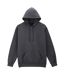 Unisex Adult Midweight Fleece Hoodie Heather Black Gildan-1