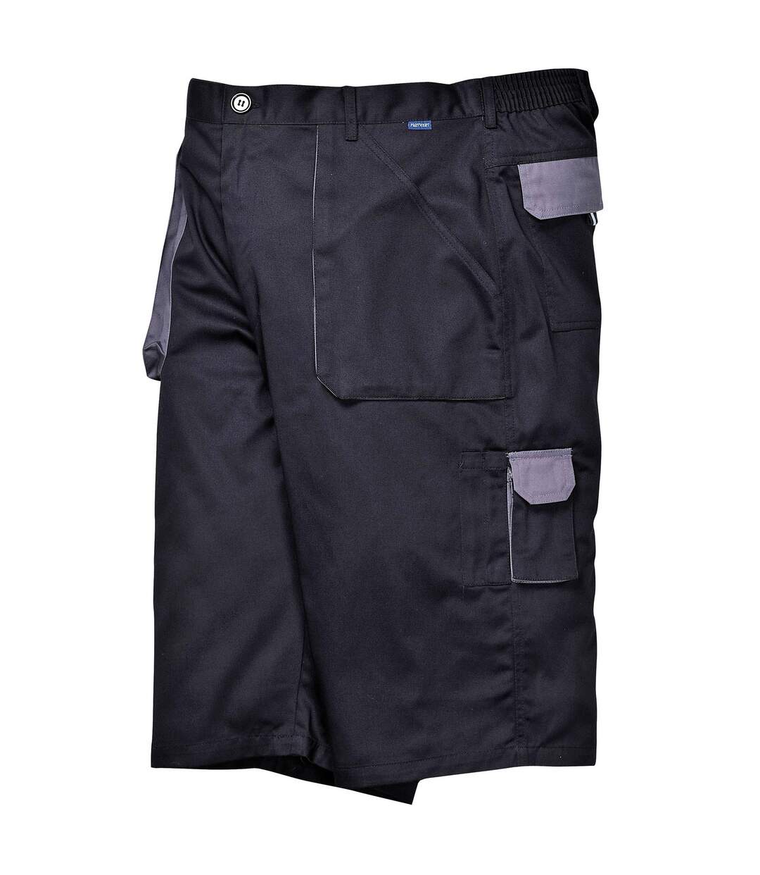 Portwest Mens Contrast Workwear Shorts (Black) (UTRW971)-2