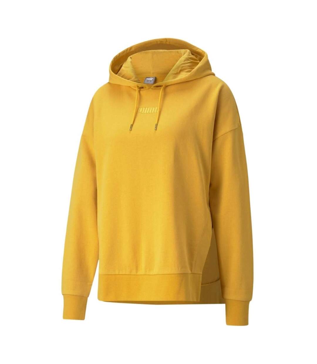 Sweat À Capuche Tr Femme Jaune Puma-1