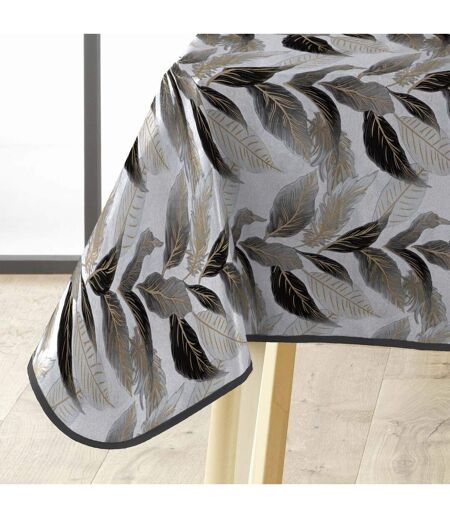 Nappe Toile Cirée Oralia 140x240cm Gris
