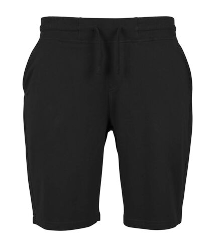 Build Your Brand Adults Unisex Terry Shorts (Black) - UTRW6471