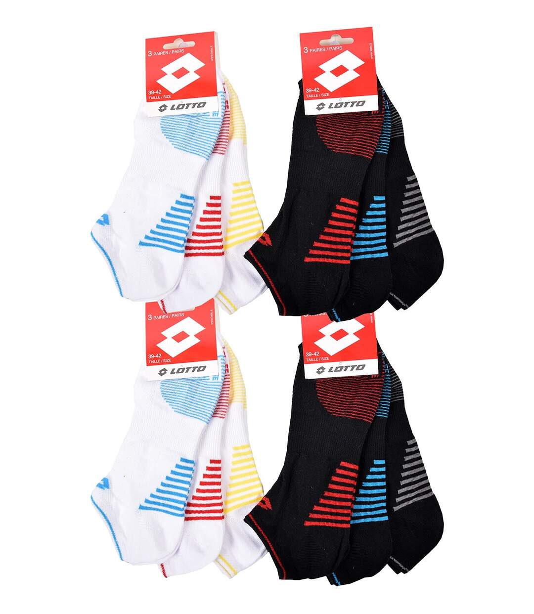 Chaussettes Homme LOTTO Pack de 12 paires SNEAKER 4514