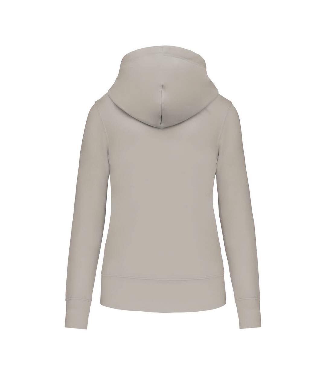 Womens/ladies eco friendly full zip hoodie clay Kariban