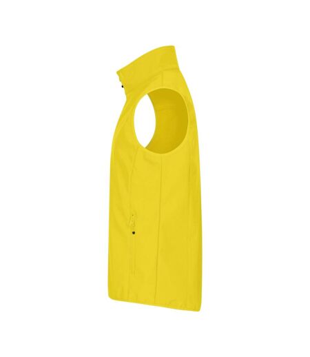 Veste Softshell Classic Homme Jaune Vif Clique