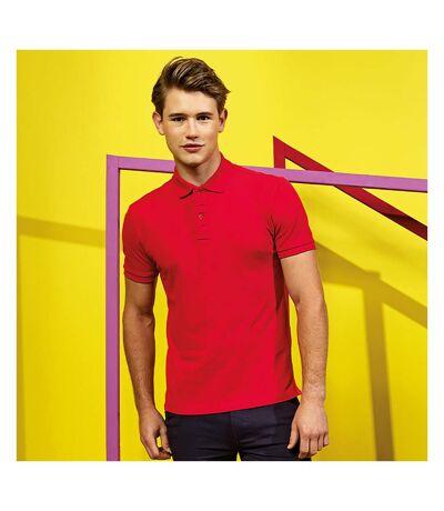 Asquith & Fox Mens Infinity Stretch Polo Shirt (Cherry Red) - UTRW6642