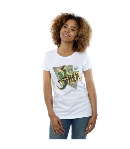 Disney T-shirt en coton Womens/Ladies Toy Story Partysaurus Rex (Blanc) - UTBI44262