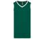 Maillot de basket - Homme - PA4050 - vert foncé et blanc-1