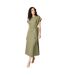 Robe mi-longue femme vert sombre Principles