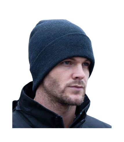 Adults unisex woolly ski hat navy Result