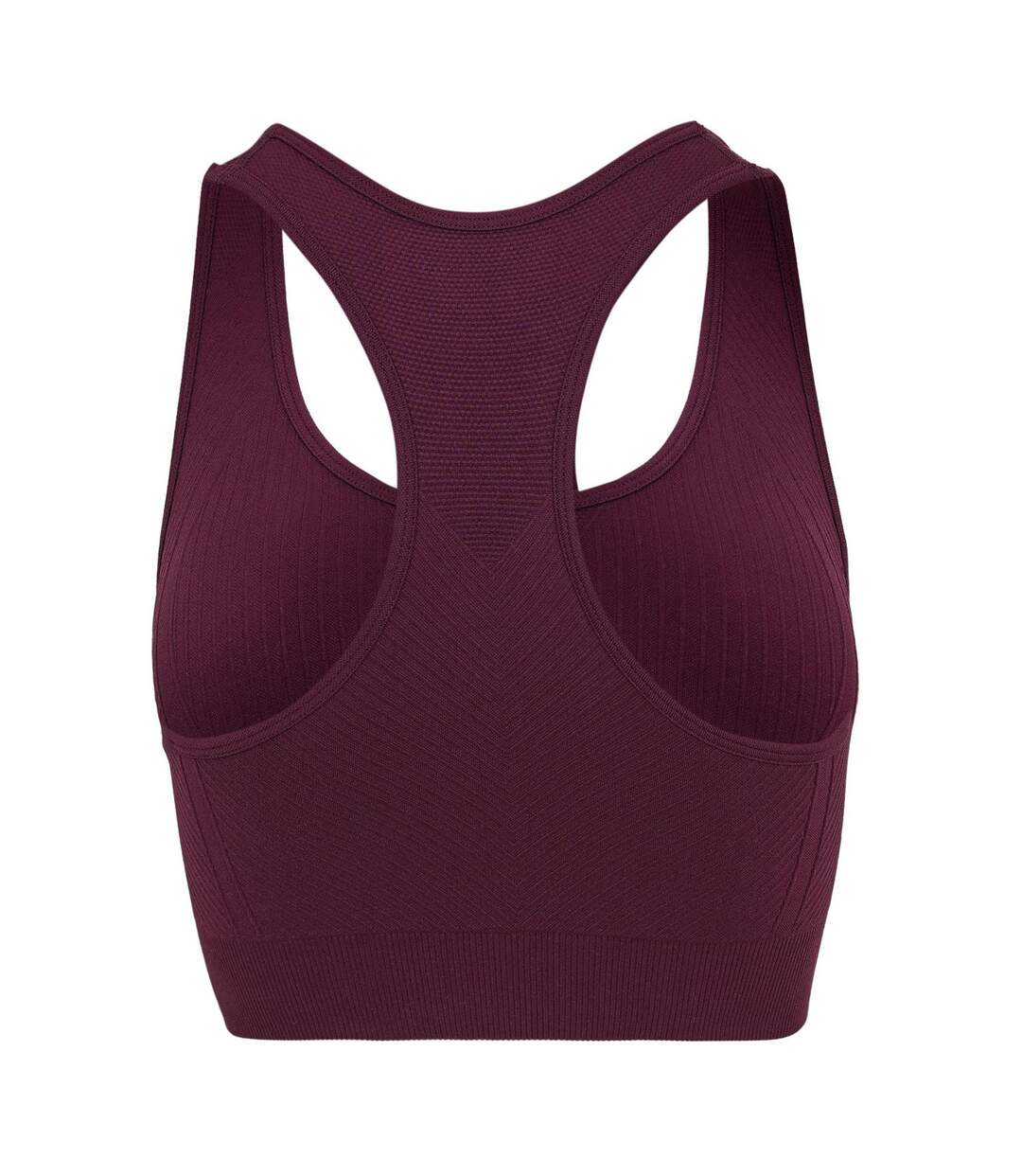 Brassière De Sport Motif/style Côtelé Femme Pourpre USA-4