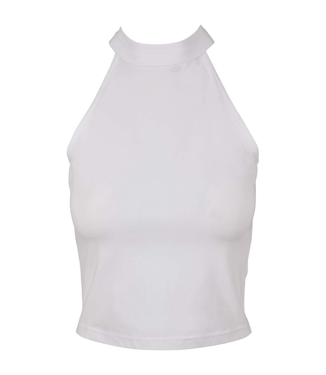 Haut Court Femme Blanc Build Your Brand-1