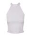 Haut Court Femme Blanc Build Your Brand-1