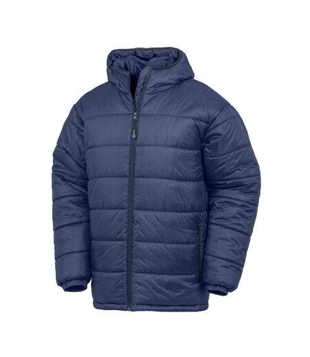 Doudoune Matelassée Adulte Bleu Marine Result Recycled