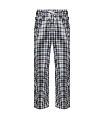 SF Mens Tartan Lounge Pants (White/Multi Check) - UTPC3384